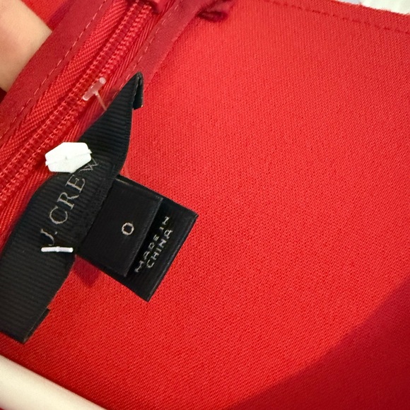 J CREW Hot Pink Sleeveless Scalloped Dress 0 - Picture 5 of 6